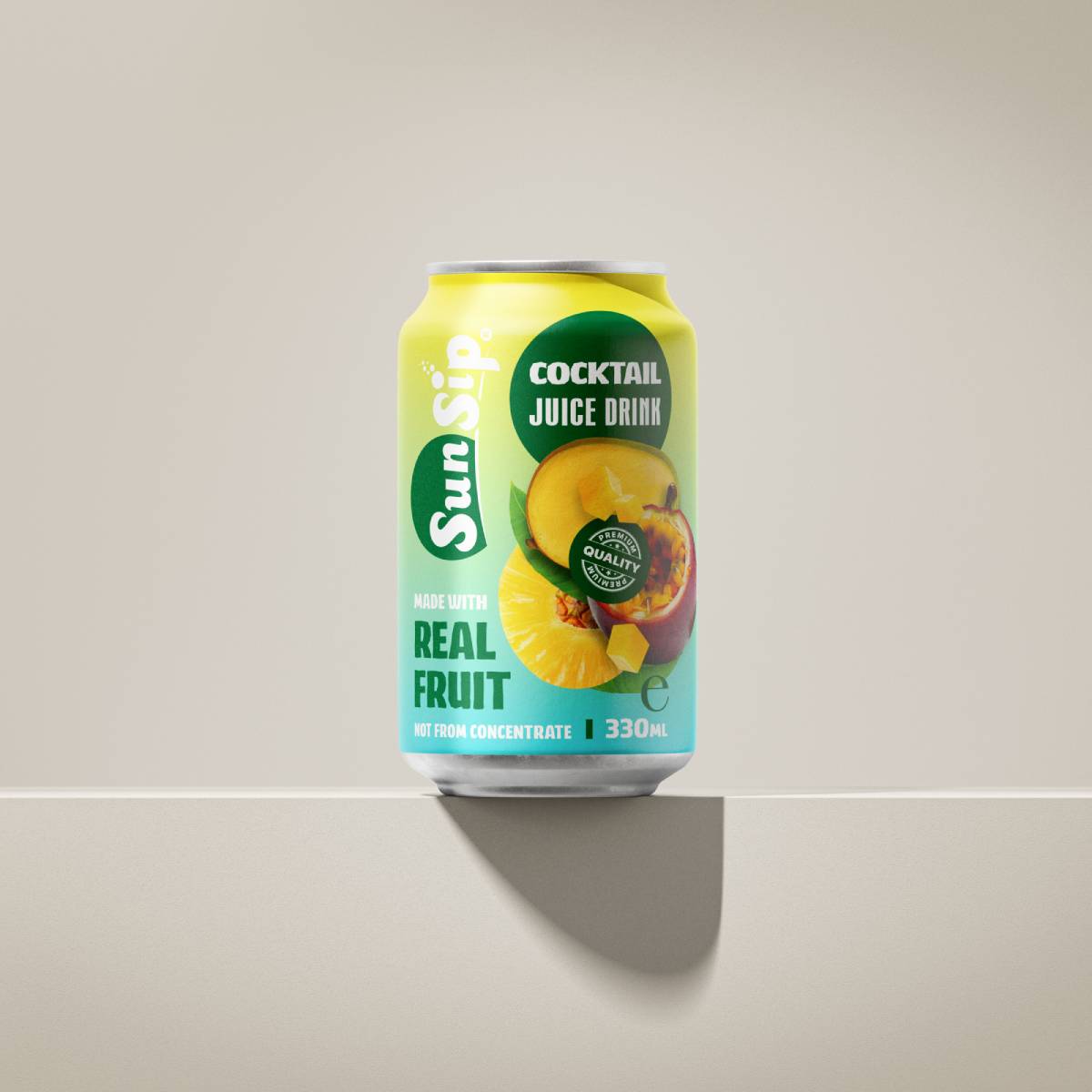 SunSip Cocktail Juice Drink 330ml Made with Real Fruit Juice OEM ODM Private Label_7