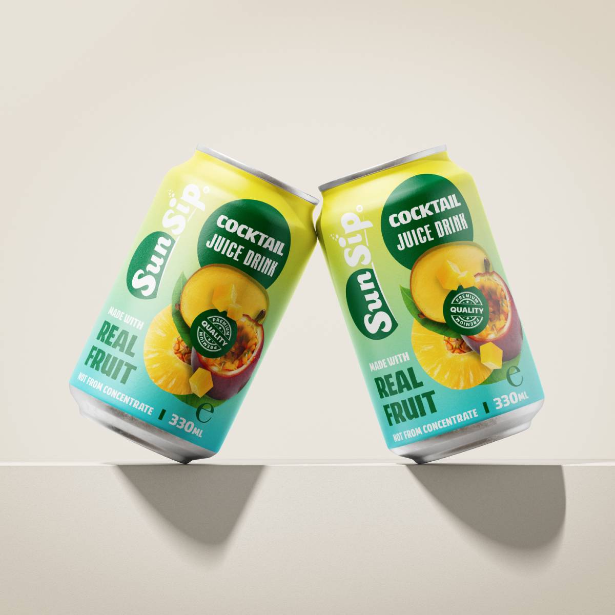 SunSip Orange Juice Drink 330ml with fruit juice OEM ODM Private Label_5