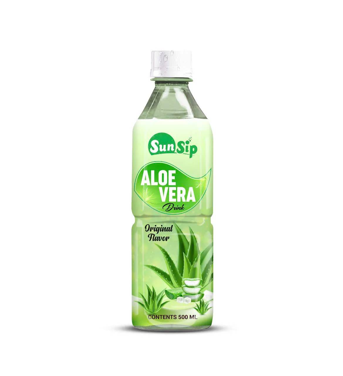 OEM Original Aloe Vera Drink 500ml PET Bottle Manufacturer | SunSip Vietnam_2