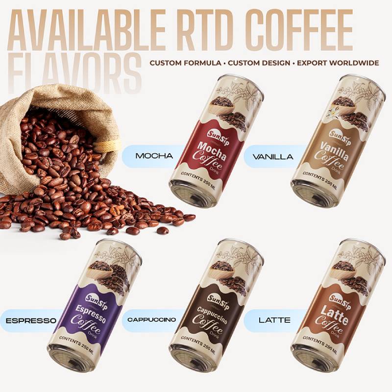 Espresso Coffee Drink 250ml OEM Private Label Coffee Beverage Manufacturer_4
