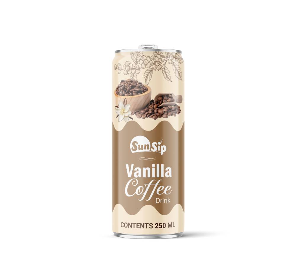 Vanilla Coffee Drink 250ml OEM Private Label Coffee Beverage Manufacturer_2
