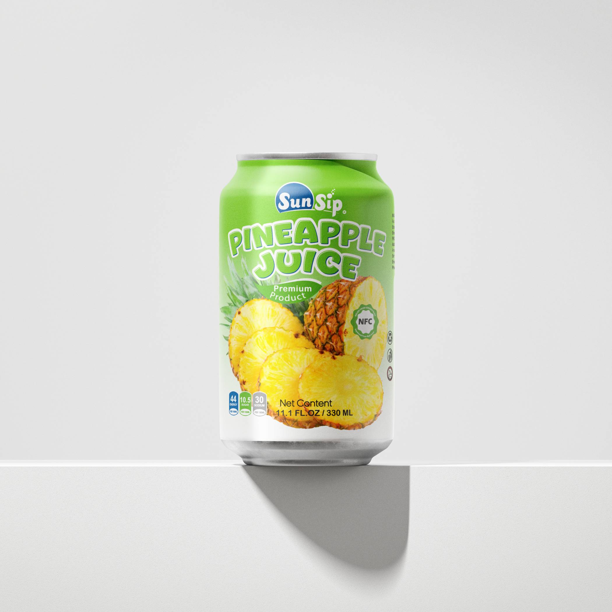 OEM Manufacturer High Quality NFC 330ml Pineapple Fruit Juice Drink_2