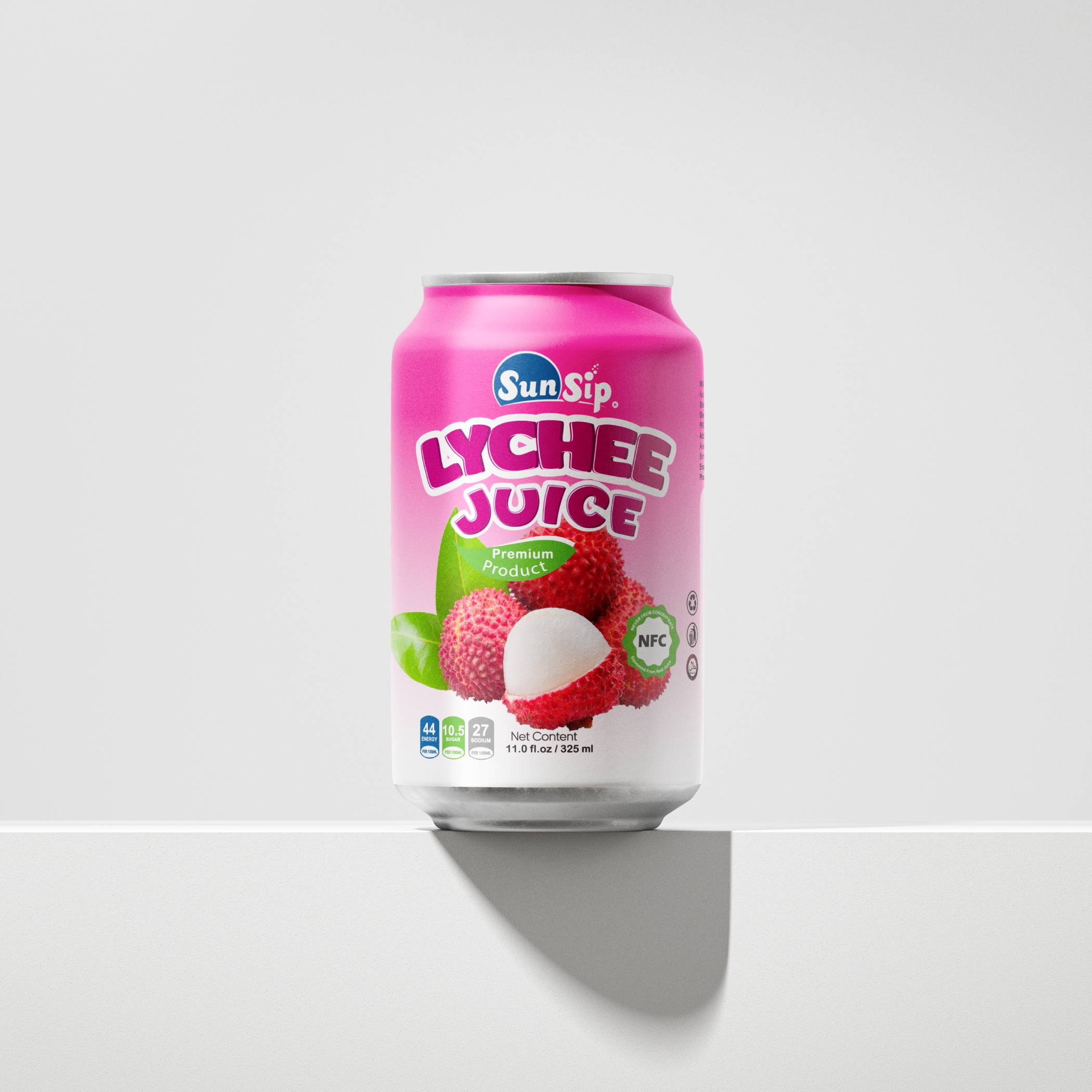 OEM Manufacturer High Quality NFC 330ml Lychee Fruit Juice Drink_2