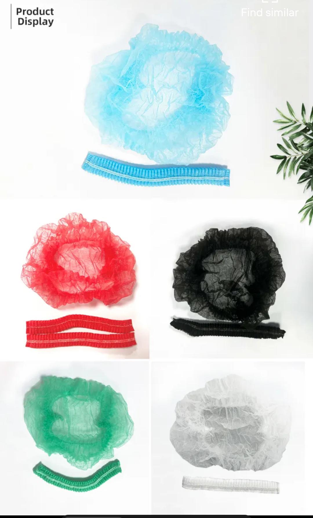 Disposable Non-Woven Bouffant Head Cover Cap | Medical, Surgical & Industrial Use | OEM Manufacturer & Exporter_22