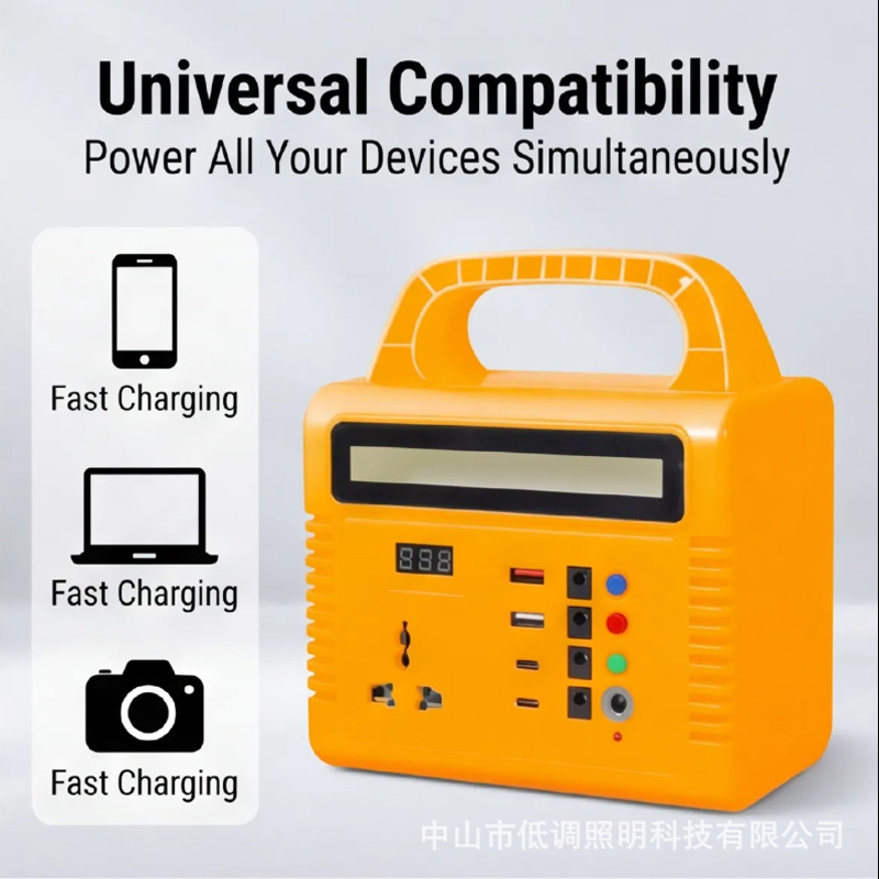 150W 22A 264WH Ultra Compact Portable Power Station, Outdoor Mobile Power Supply for Road Trip & Camping, Emergency Lighting, Household Energy Storage, Solar Charging Supported_6