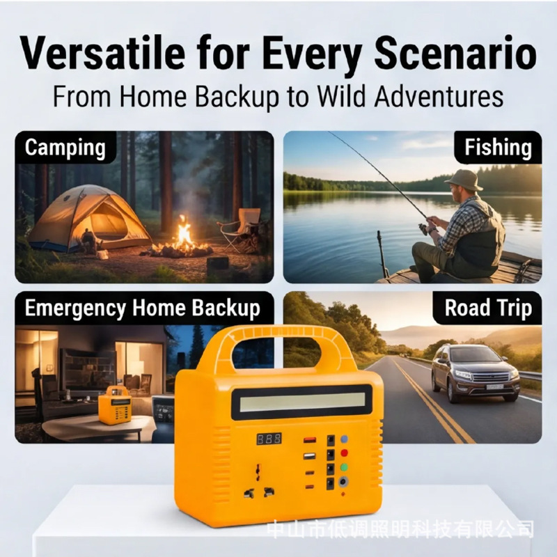 150W 22A 264WH Ultra Compact Portable Power Station, Outdoor Mobile Power Supply for Road Trip & Camping, Emergency Lighting, Household Energy Storage, Solar Charging Supported_11