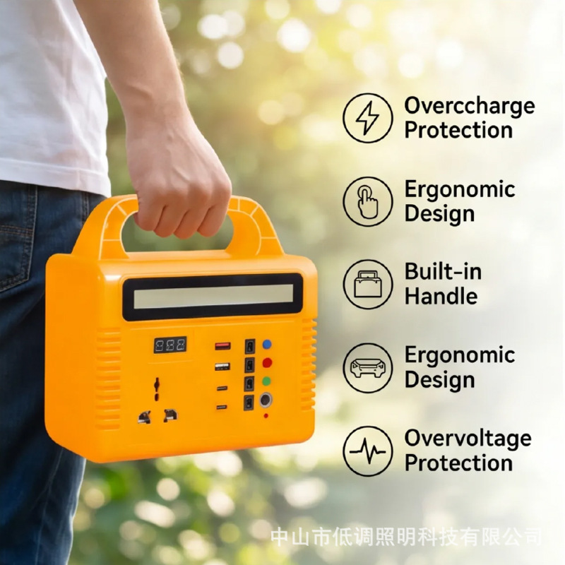 150W 22A 264WH Ultra Compact Portable Power Station, Outdoor Mobile Power Supply for Road Trip & Camping, Emergency Lighting, Household Energy Storage, Solar Charging Supported_9