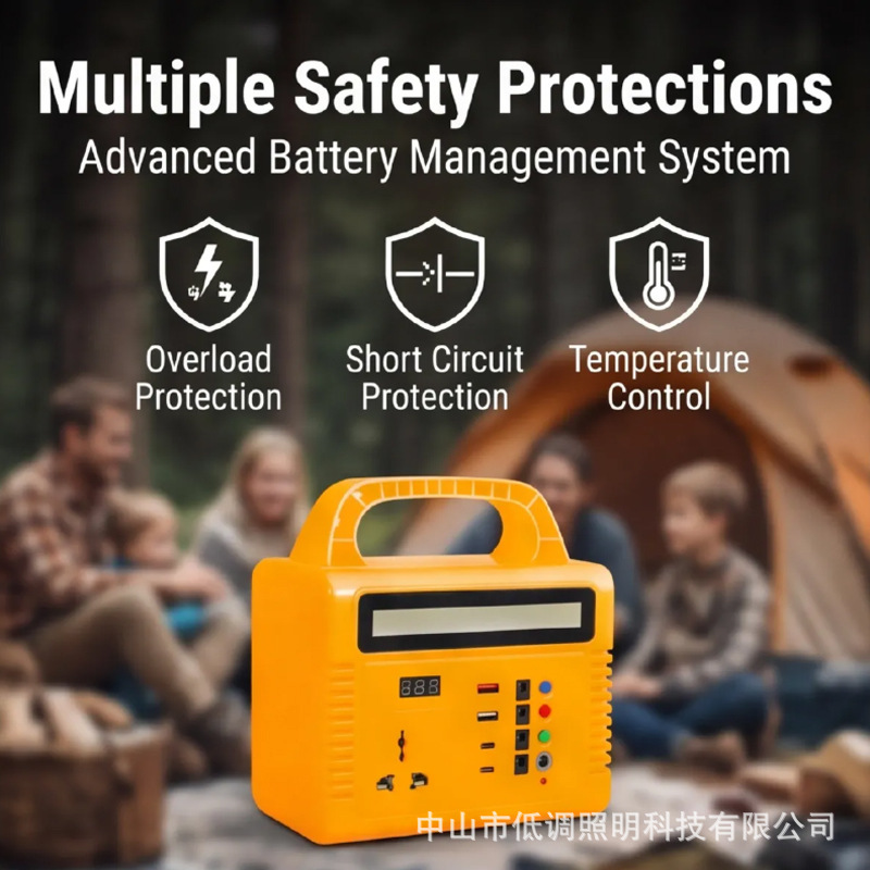 150W 22A 264WH Ultra Compact Portable Power Station, Outdoor Mobile Power Supply for Road Trip & Camping, Emergency Lighting, Household Energy Storage, Solar Charging Supported_10