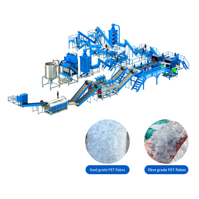 Hot Sale Fibre Grade PET Bottle Washing Line with Hot Washing_4