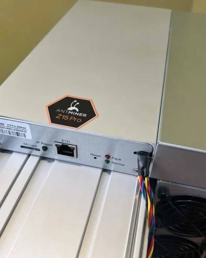 BITMAIN Antminer Z15 Pro 860 KSol/s 2,780W  BRAND NEW – WARRANTY_2