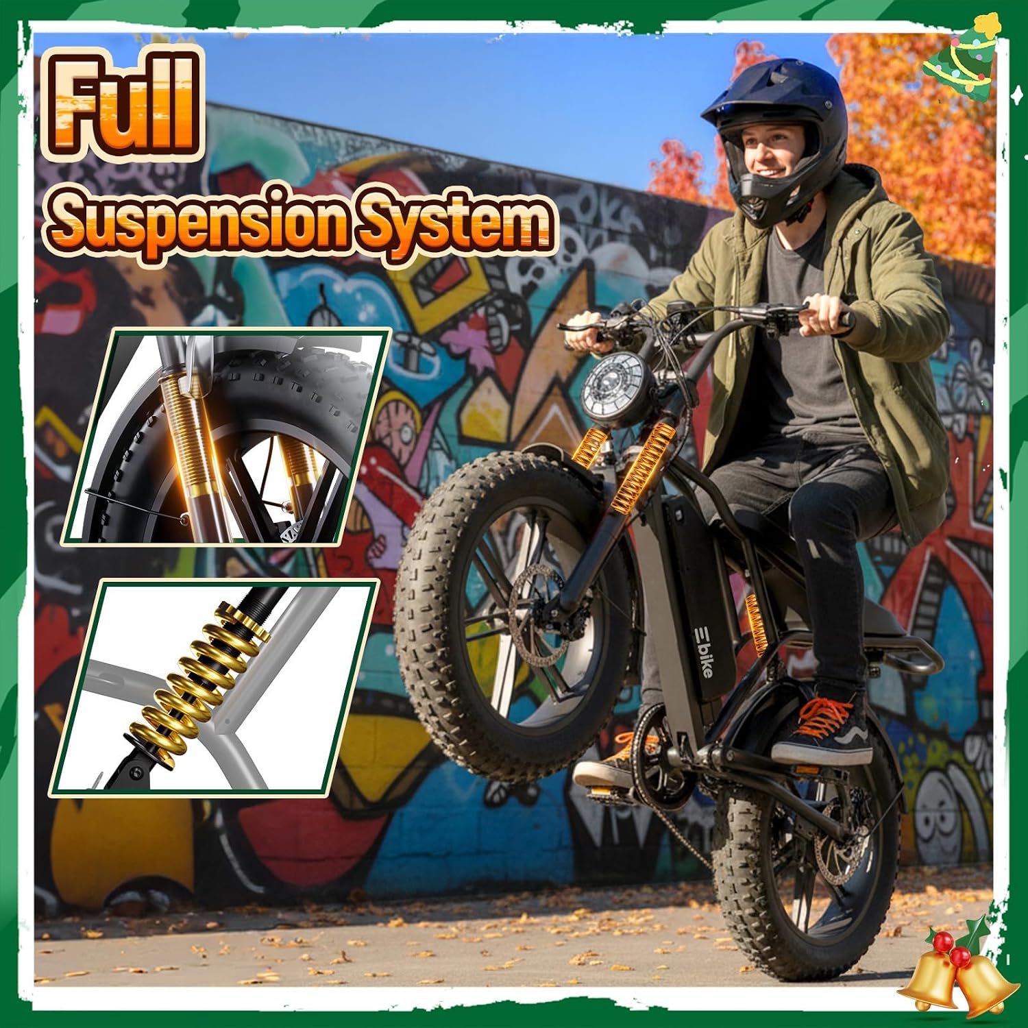 TsT Electric Bike 48V 15/25 Ah Battery 2000W Peak Motor 28MPHElectric Dirt Bike_6