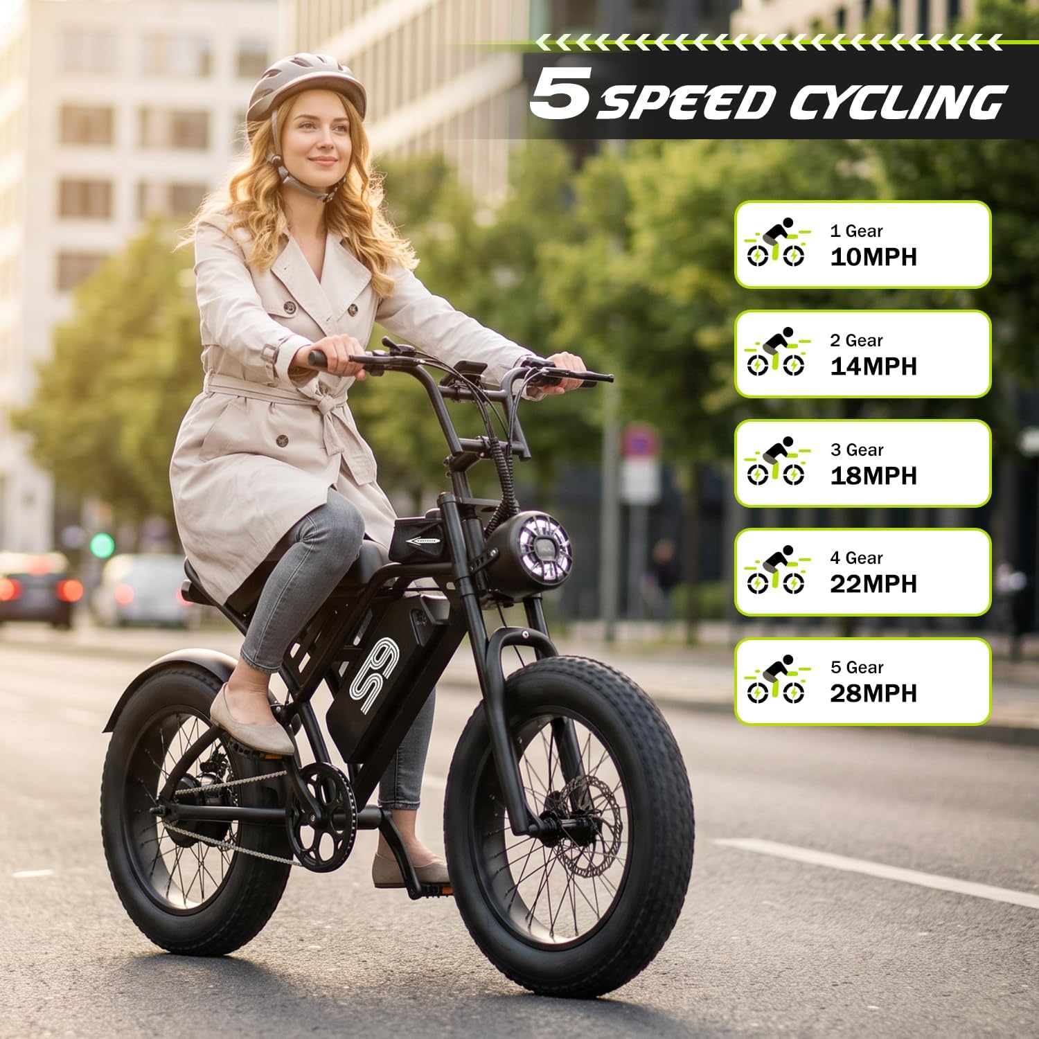 S9 Electric Bike for Adults 2500W Peak Electric Dirt Bike_5