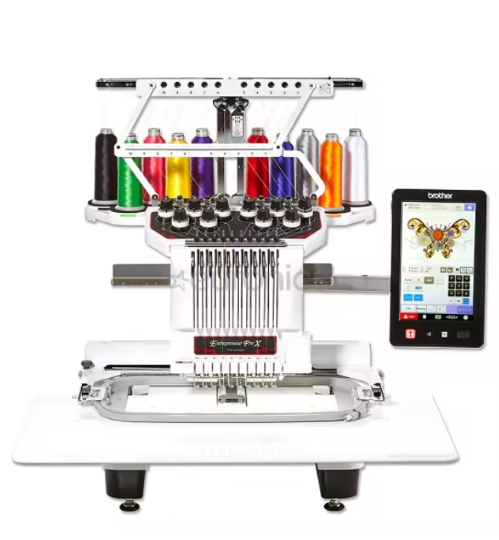 Original Brother Entrepreneur Pro X Pr1050x Embroidery Machine & Hat Hoops Kits_2