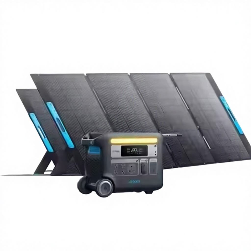 MERIT Ankers SOLIX F2000 Solar Generator (Solar Generator 767 with 3x 200W Solar Panel) 2048Wh GaNPrime Solar Generator_2