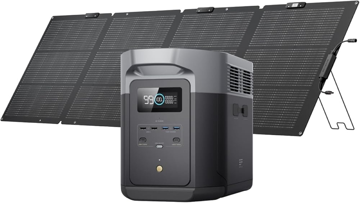 ECOFLOW Solar Generator DELTA 2 Max 2048Wh with 220W Solar Panel_2