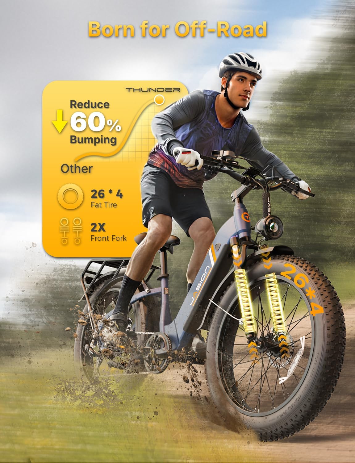 Jasion Thunder Electric Bike 1800W Peak Ebikes_8