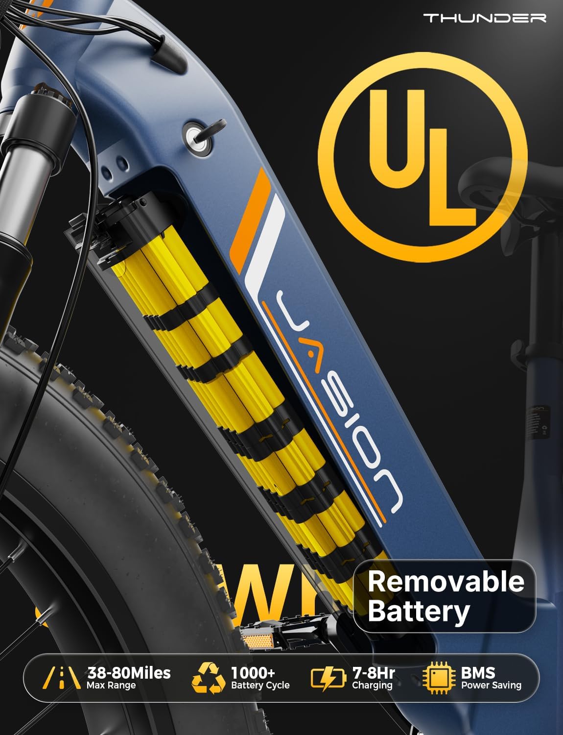 Jasion Thunder Electric Bike 1800W Peak Ebikes_3