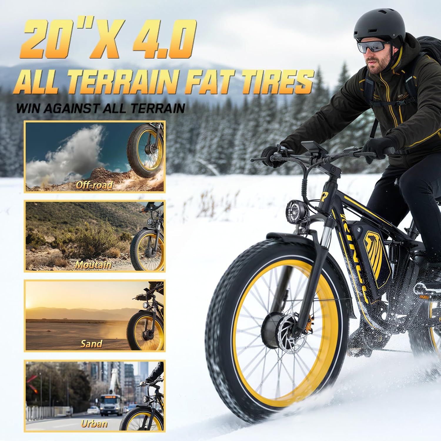 RINCC RN86 5000W Peak Electric Bike for Adults Dual Motor 52V 30Ah Battery Up to 45 MPH 210Nm Torque_5