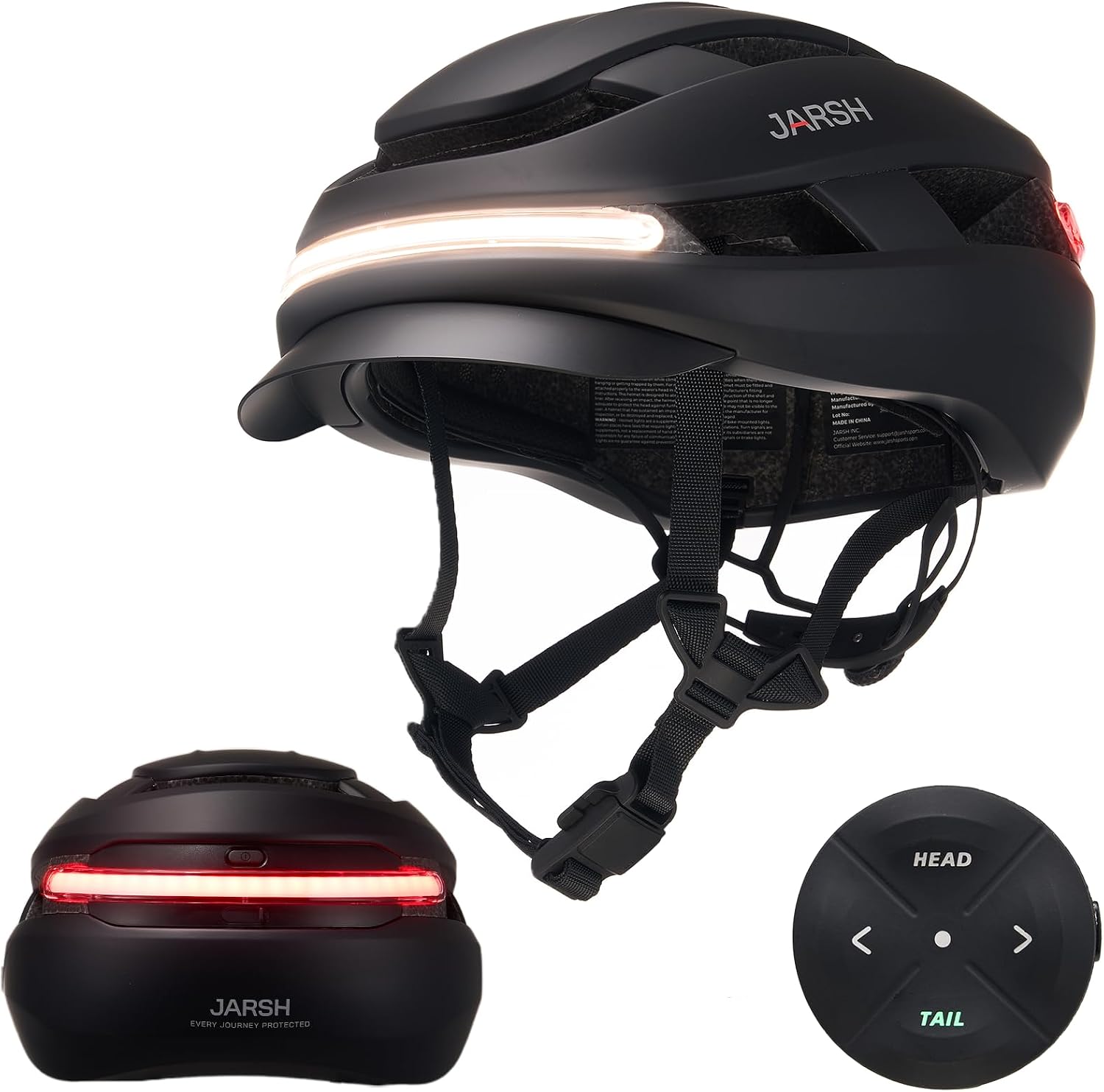 Commute Smart E-Bike Helmet with Lights_2