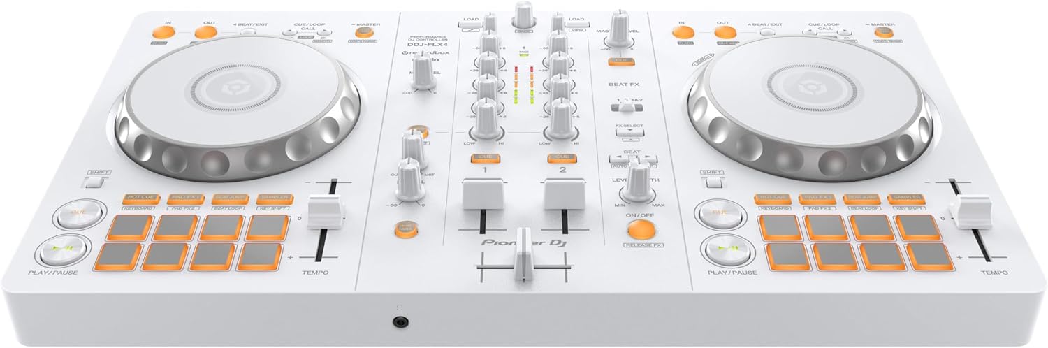 Pioneer DJ DDJ-FLX4 2-Channel DJ Controller 16 Pads White_5