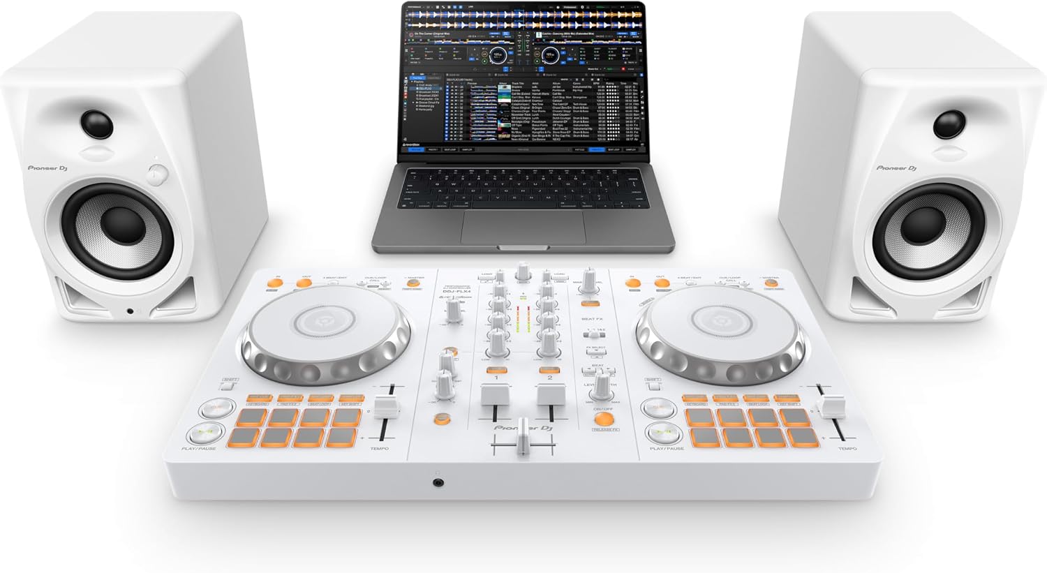Pioneer DJ DDJ-FLX4 2-Channel DJ Controller 16 Pads White_4