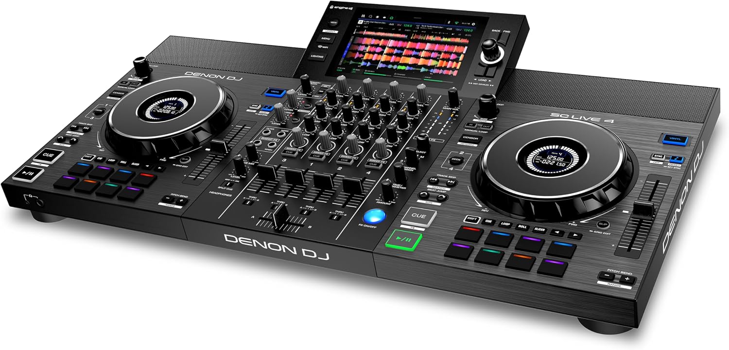 Denon DJ SC LIVE 4 Standalone DJ Controller Black_2