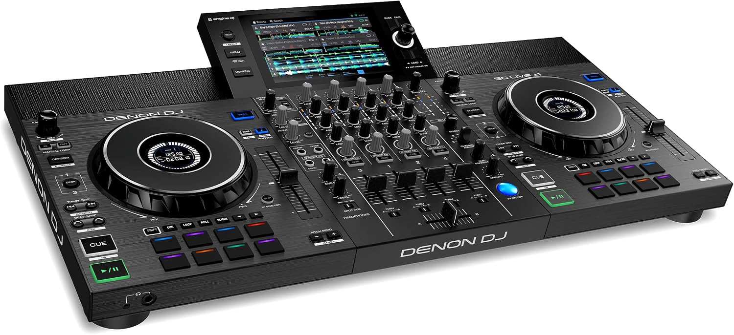 Denon DJ SC LIVE 4 Standalone DJ Controller Black_6