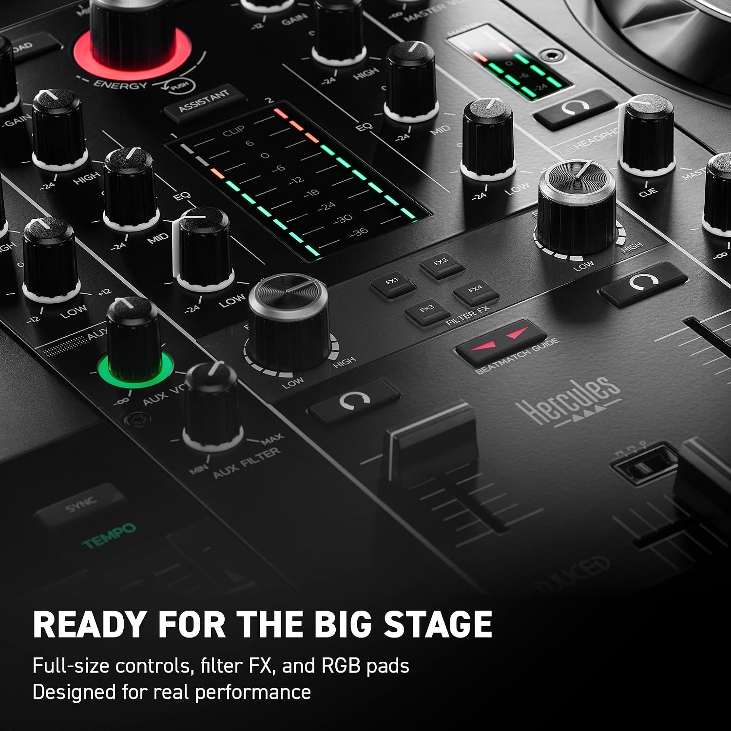 Hercules DJ Control Inpulse 500-2-Deck DJ Controller for Serato & DJUCED_3