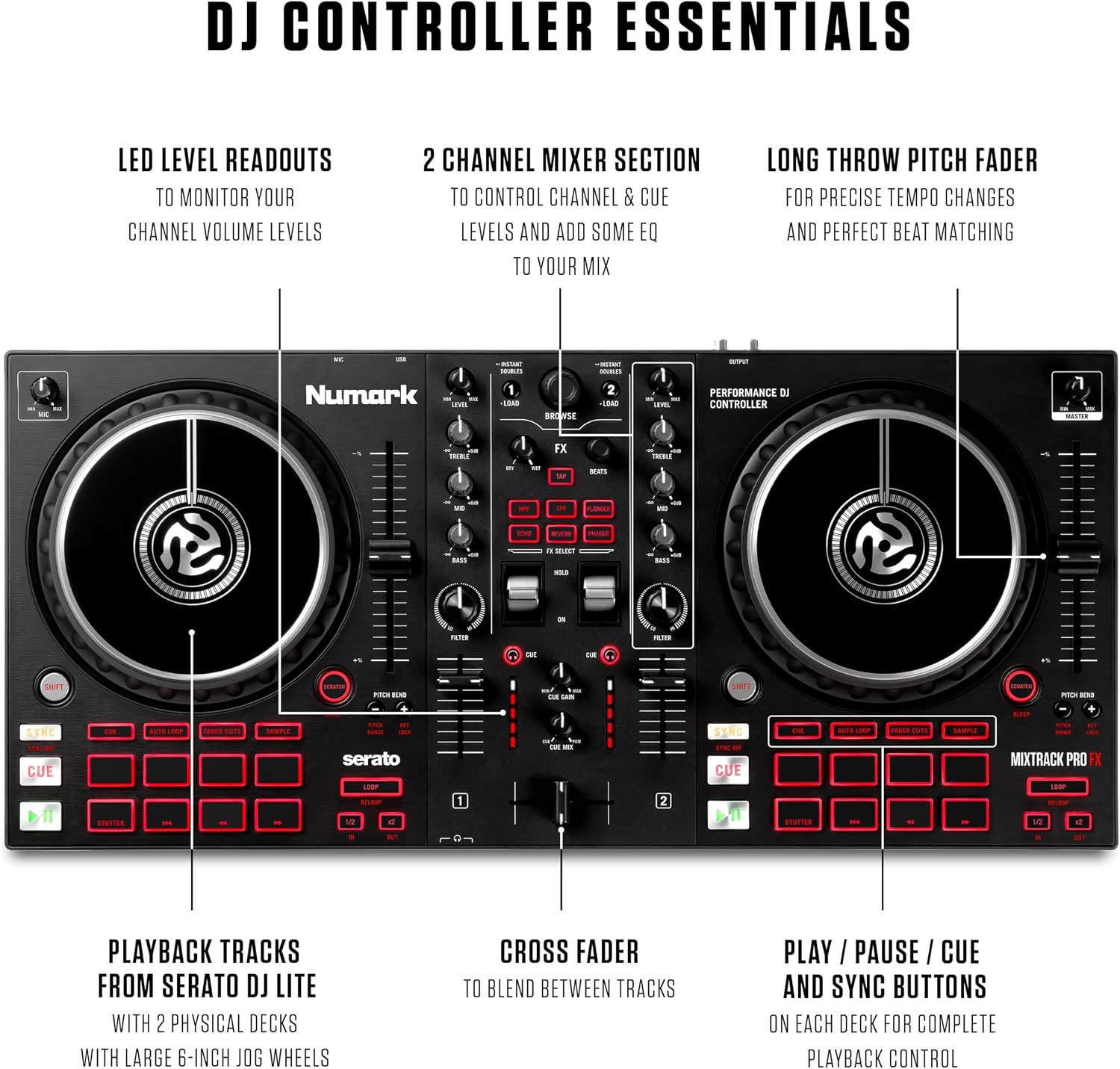 Numark Mixtrack Pro FX DJ Controller_8