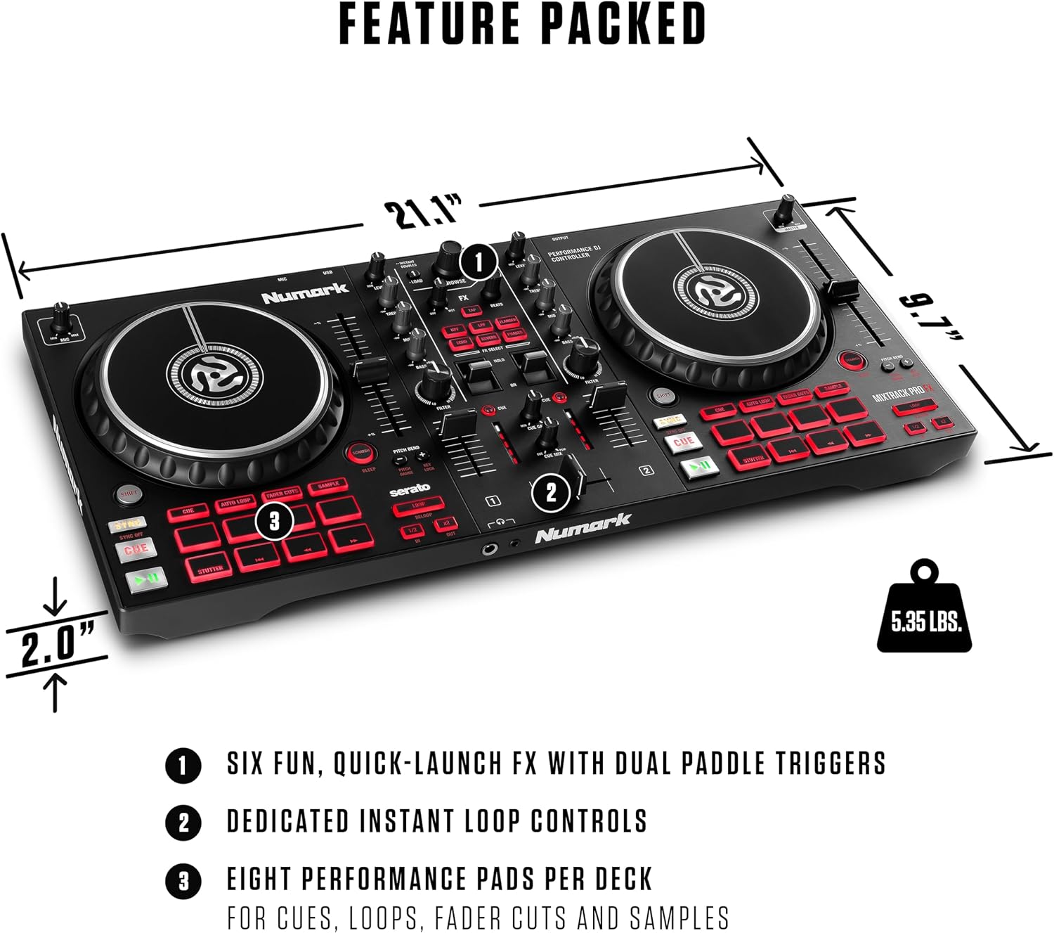 Numark Mixtrack Pro FX DJ Controller_2