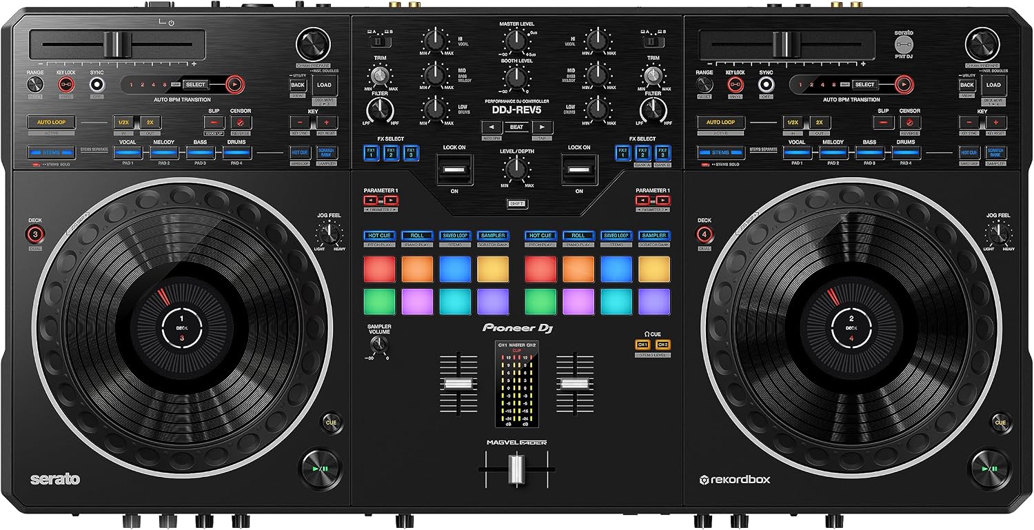 Pioneer DJ DDJ-REV5 2-Channel Scratch DJ Controller On-Jog Display_3