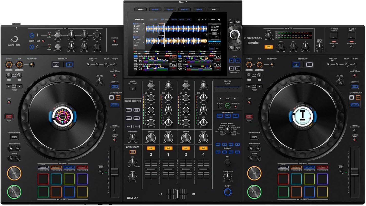 Pioneer DJ XDJ-AZ Professional 4-Deck All-in-One DJ System_2