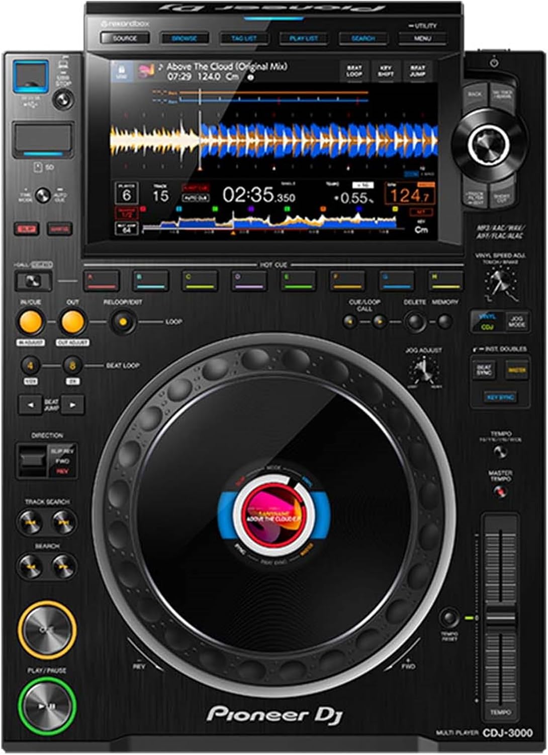Pioneer Professional CDJ-3000 DJ Multi Player w/Stand Alone_6