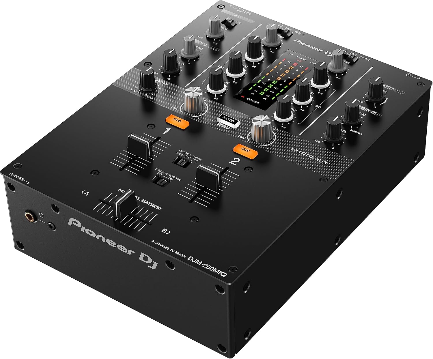 Pioneer DJ DJM-250MK2 2-Channel DJ Mixer Black_2