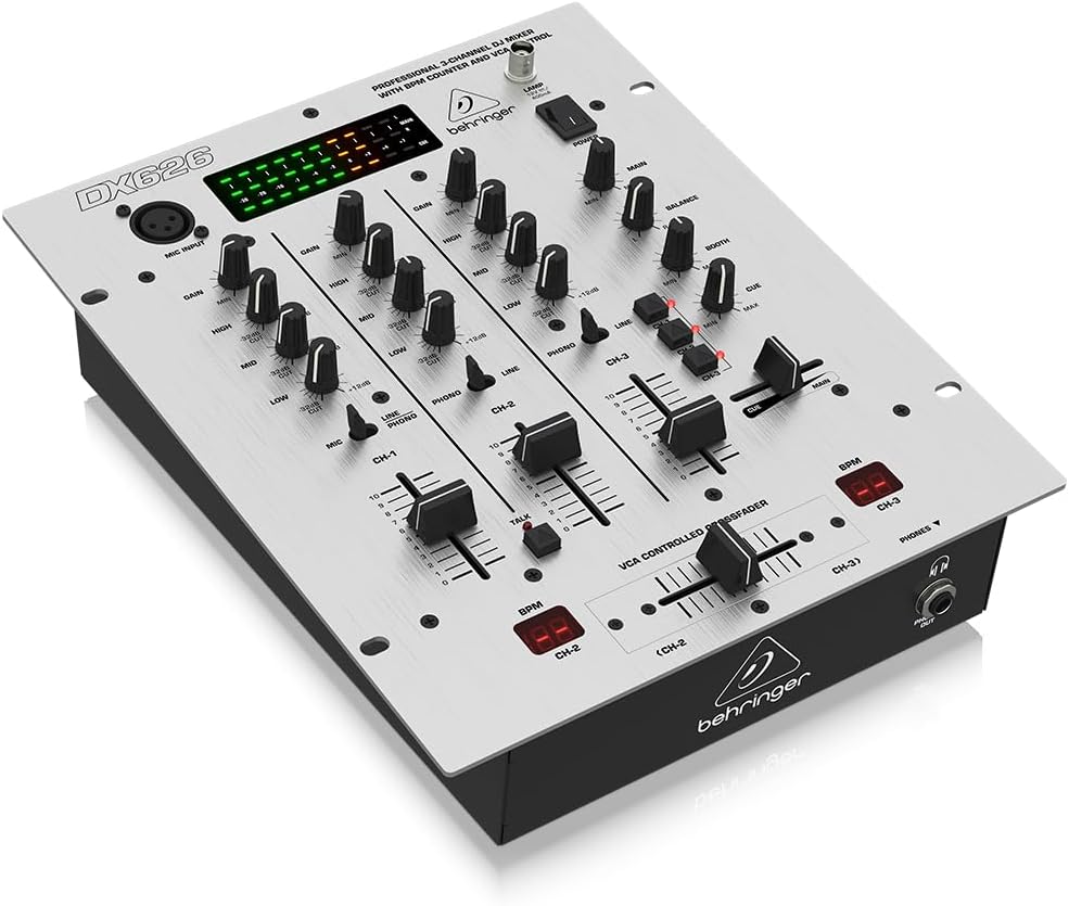 Behringer Pro Mixer Dx626 Professional 3-Channel Dj Mixer With Bpm Counter_6