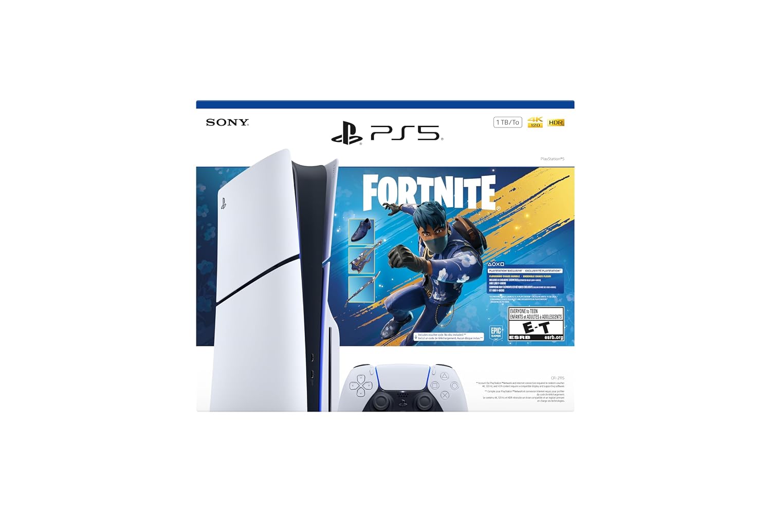 PlayStation 5 Console 1TB Fortnite Flowering Chaos Bundle_2
