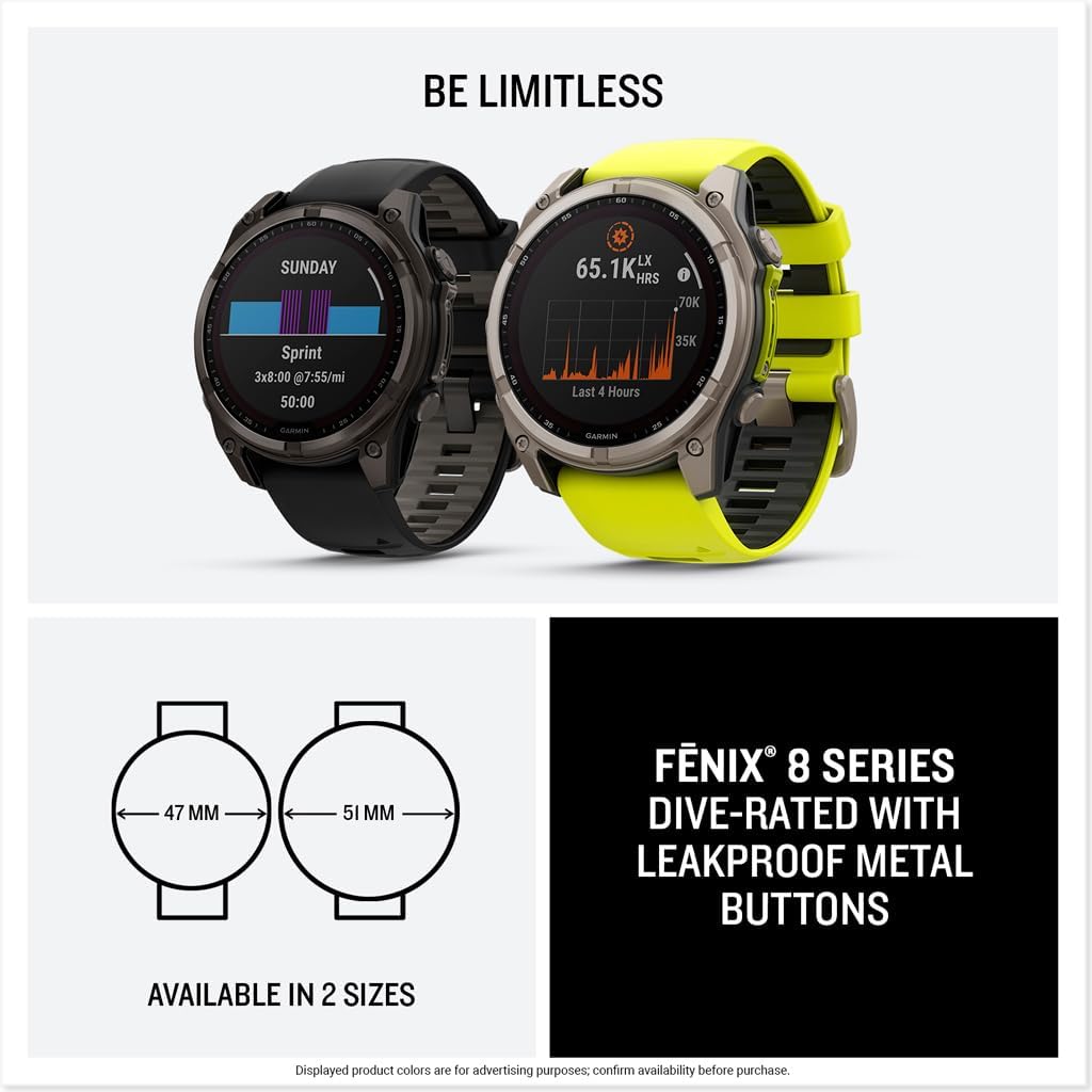 Garmin fenix 8 Solar Sapphire 47mm DLC Titanium Gray_6