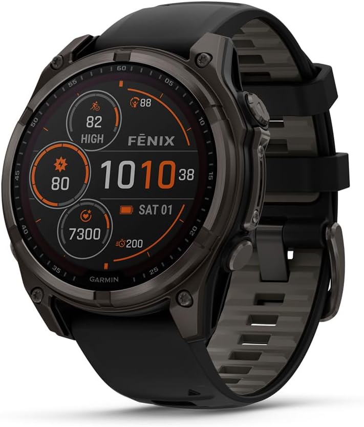 Garmin fenix 8 Solar Sapphire 47mm DLC Titanium Gray_5