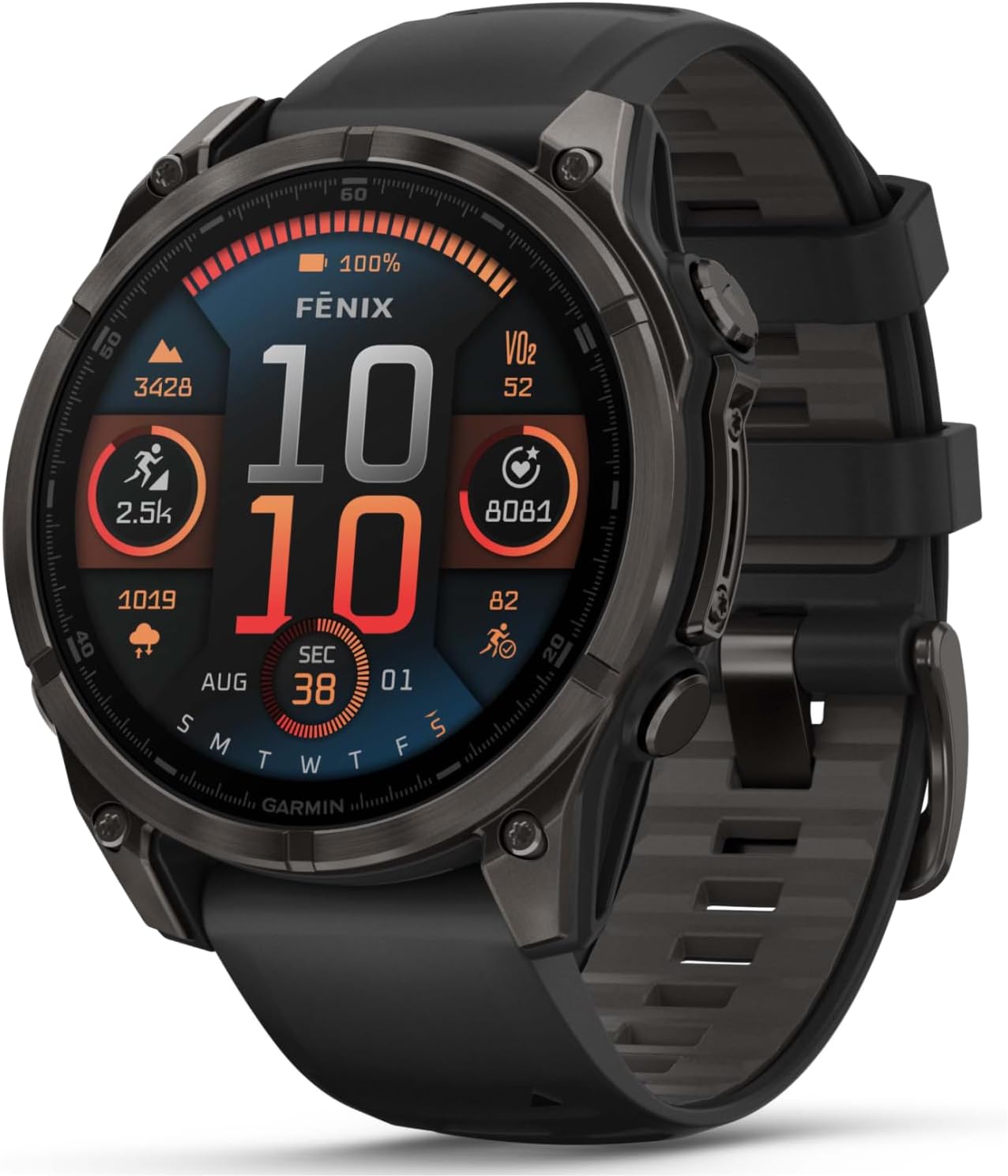 Garmin fenix 8 Solar Sapphire 47mm DLC Titanium Gray_4