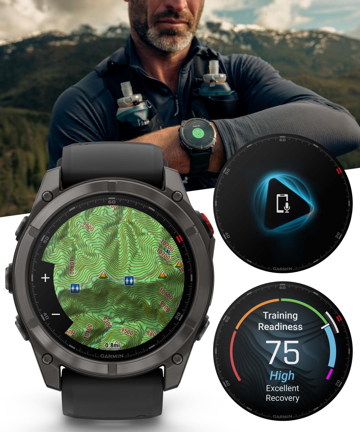 Garmin Fenix 8 Pro 51mm AMOLED Sapphire Premium Connected Multisport GPS Smartwatch_5