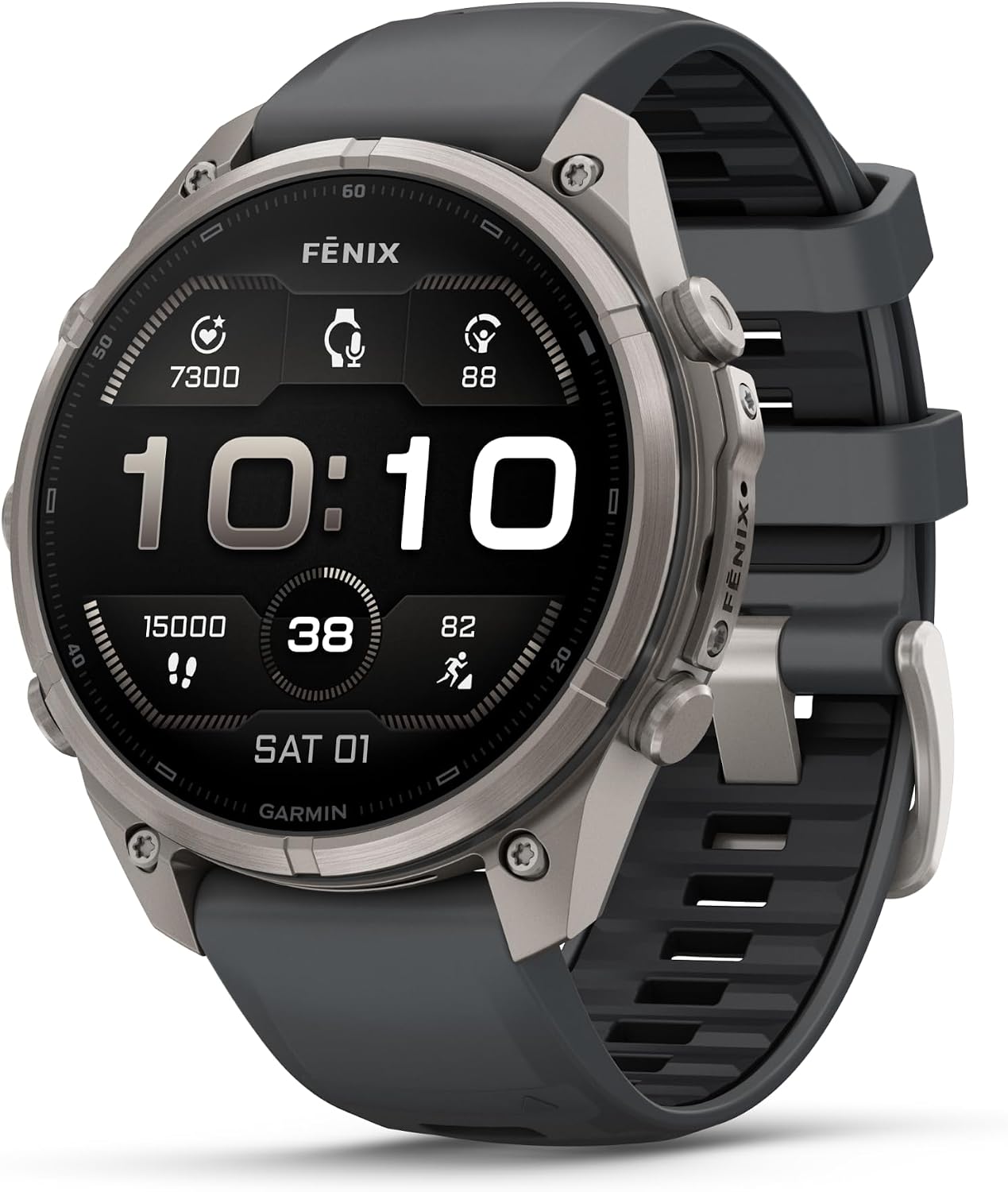 Garmin fēnix 9 Pro Titanium 47mm Graphite/Black AMOLED Display_2