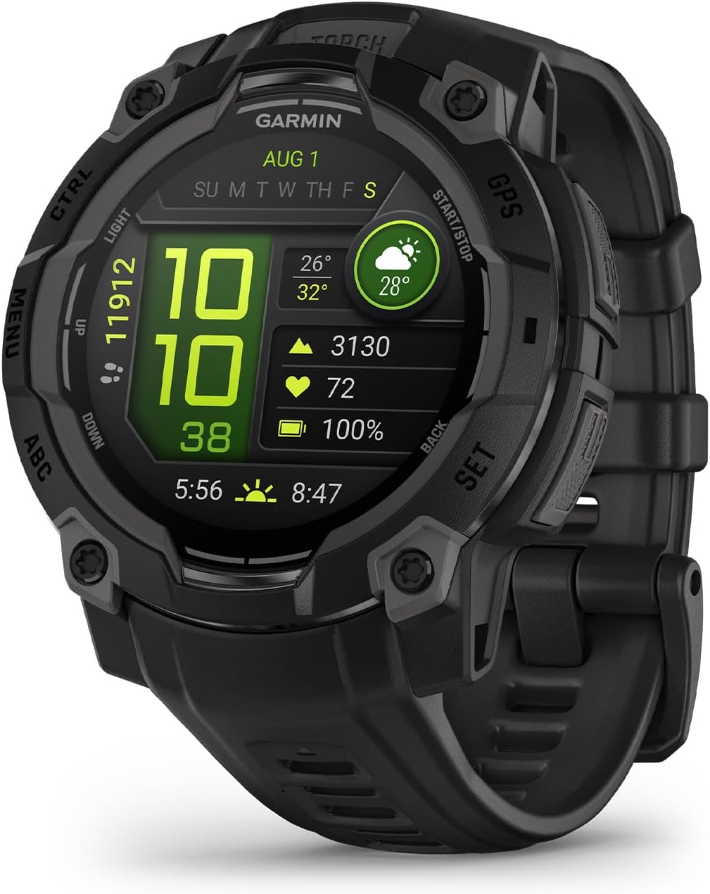 Garmin Instinct 3 AMOLED Rugged GPS Smartwatch 45mm_2