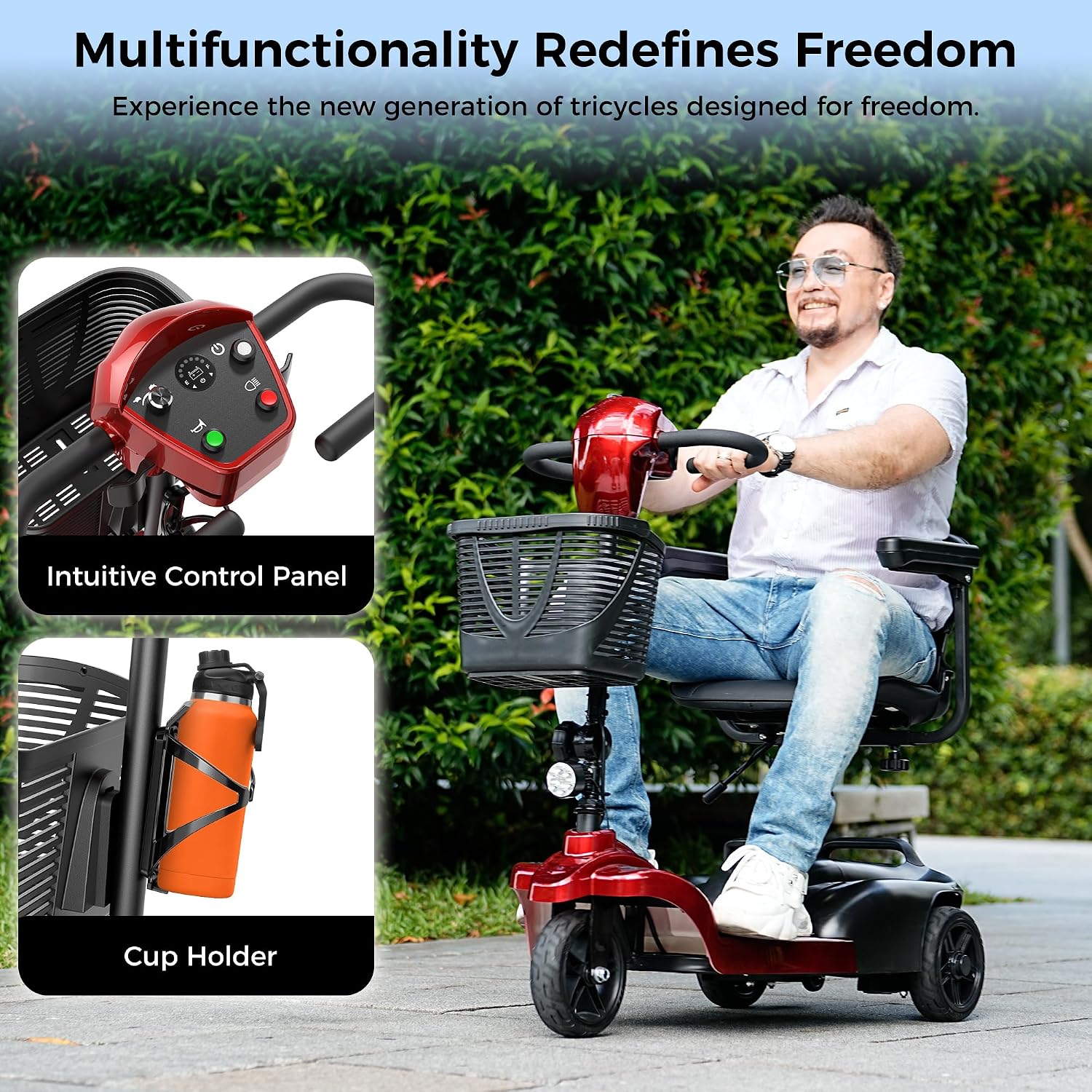IScooter 3-Wheel Portable Mobility Scooter for Adults and Seniors_6