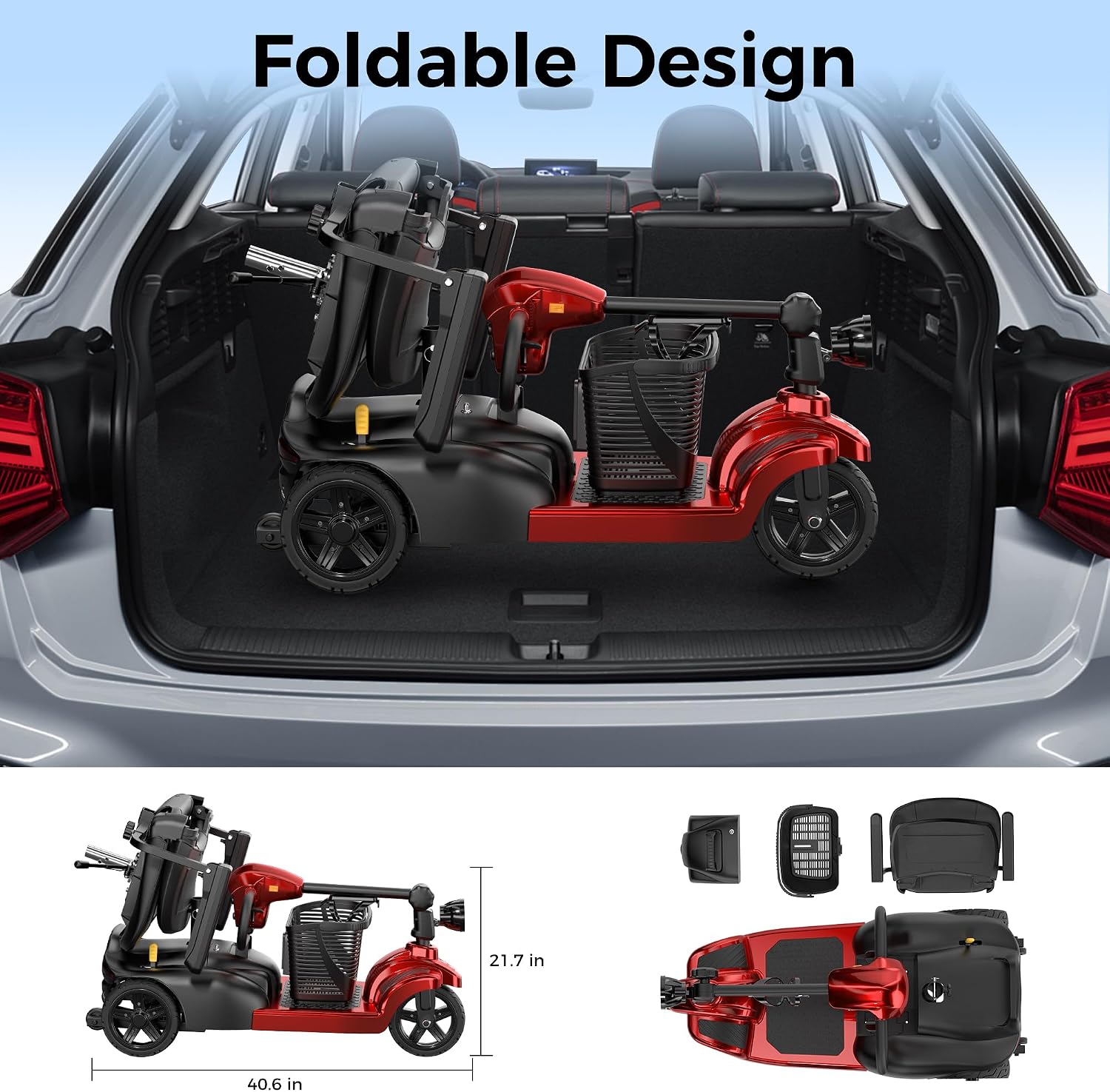 IScooter 3-Wheel Portable Mobility Scooter for Adults and Seniors_4