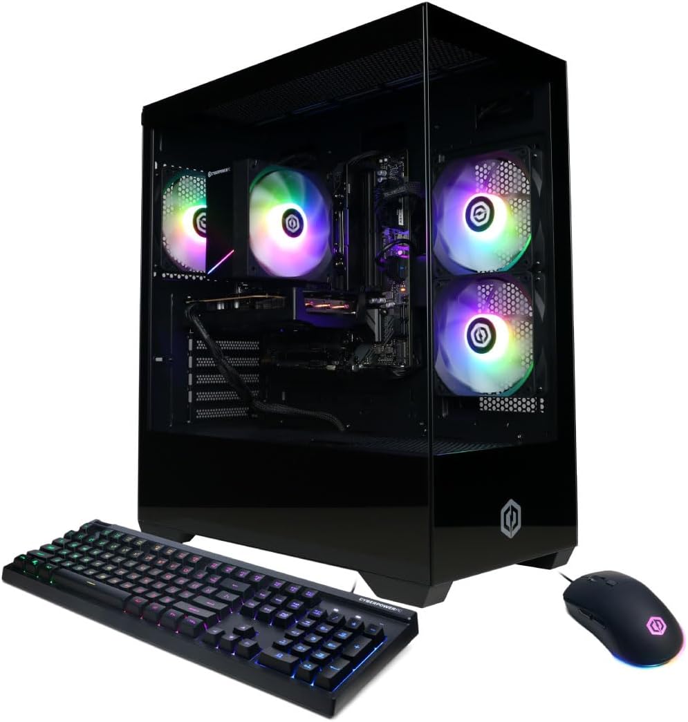 CyberPowerPC Gaming PC, Intel Core i5-14400F, GeForce RTX 5060 8GB_2