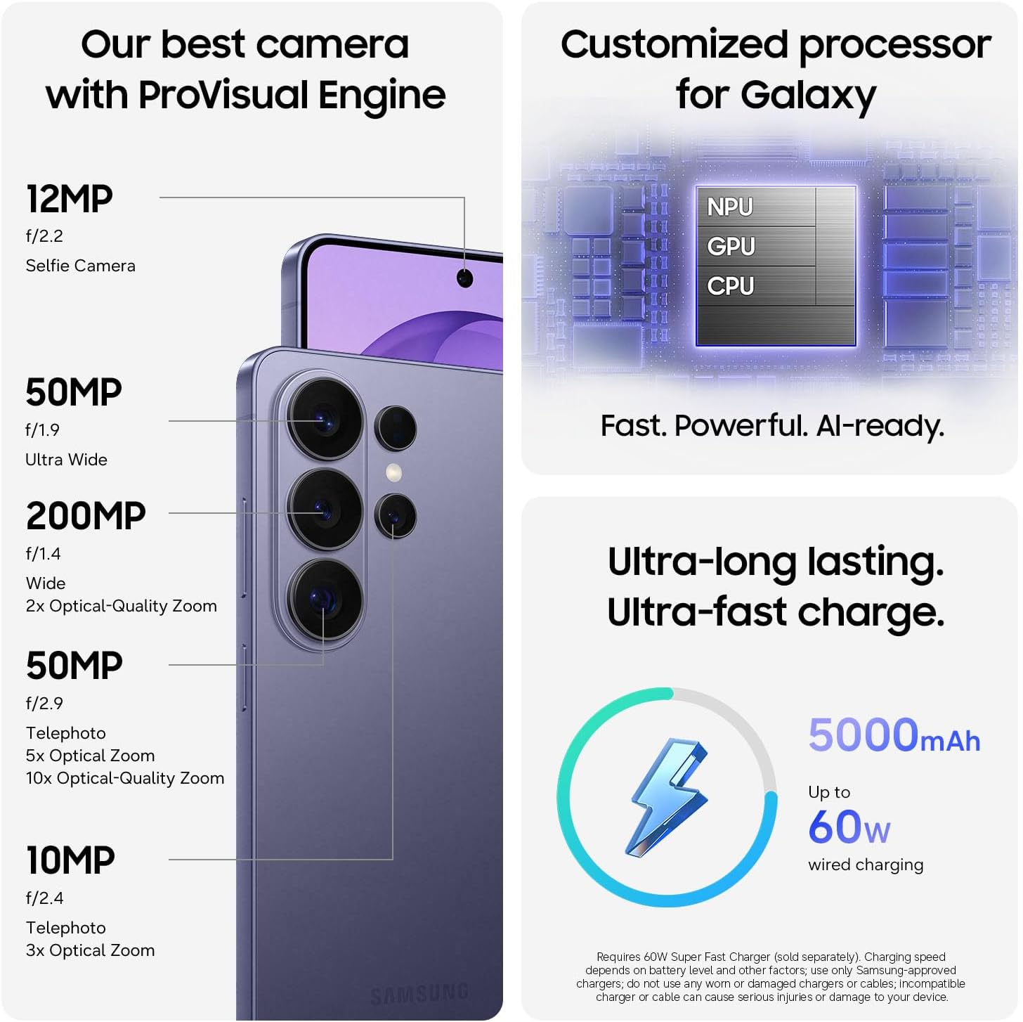 Latest Galaxy S26 Ultra Unlocked Android Smartphone 512GB Cobalt Violet_4