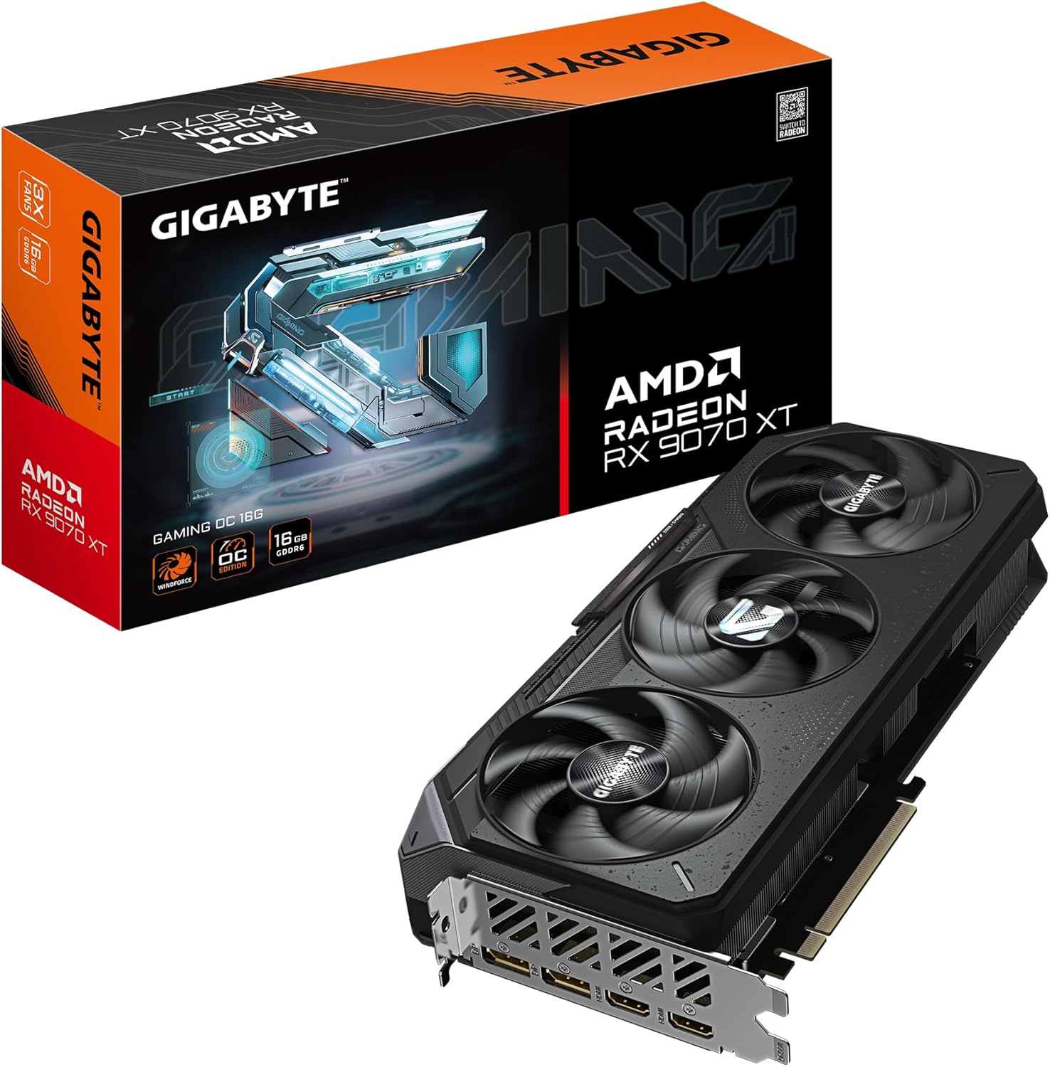 GIGABYTE Radeon RX 9070 XT Gaming OC 16G Graphics Card_4