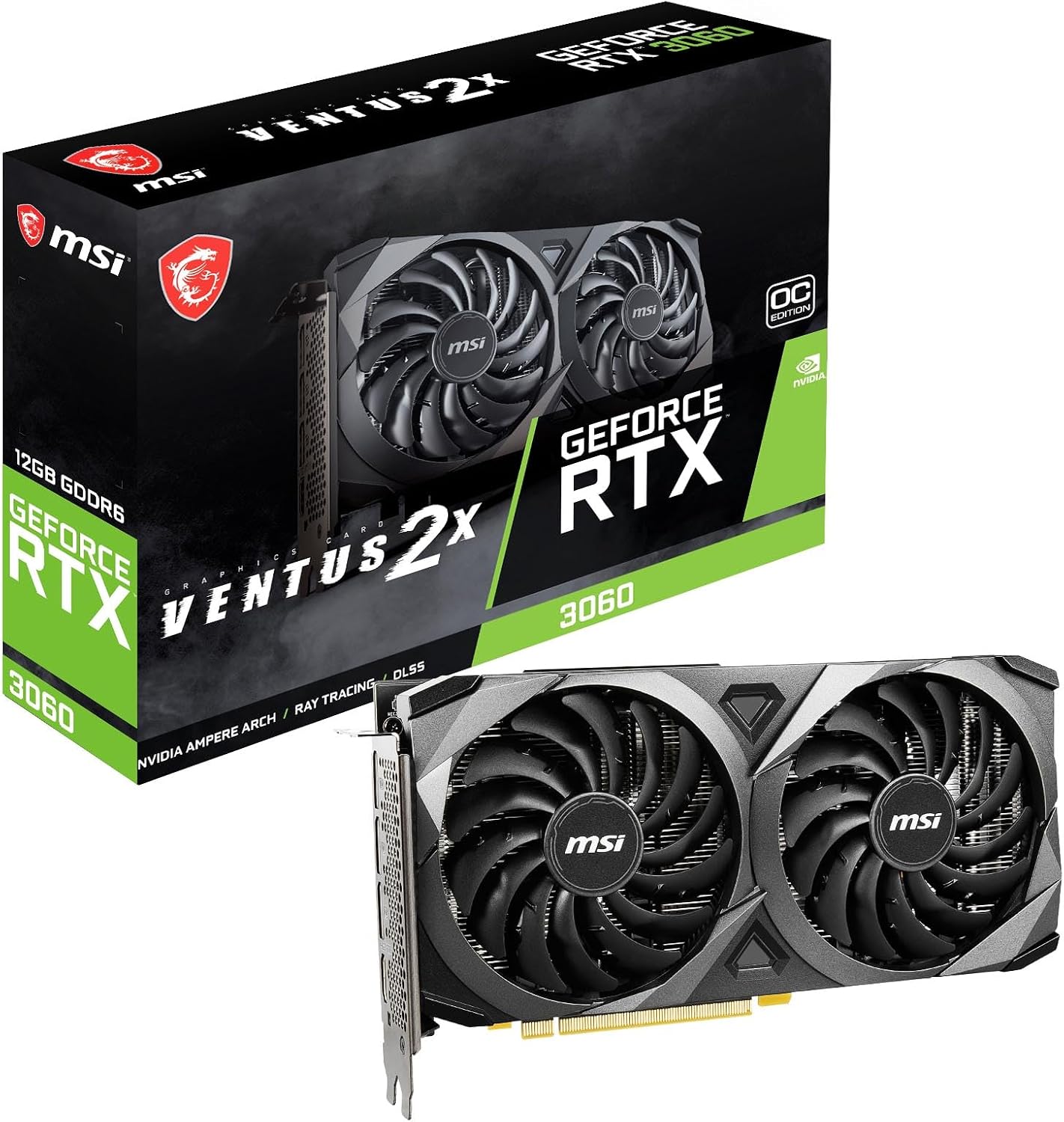 MSi Gaming GeForce RTX 3060 Ventus 2X 12G OC V1 Graphics Card_2