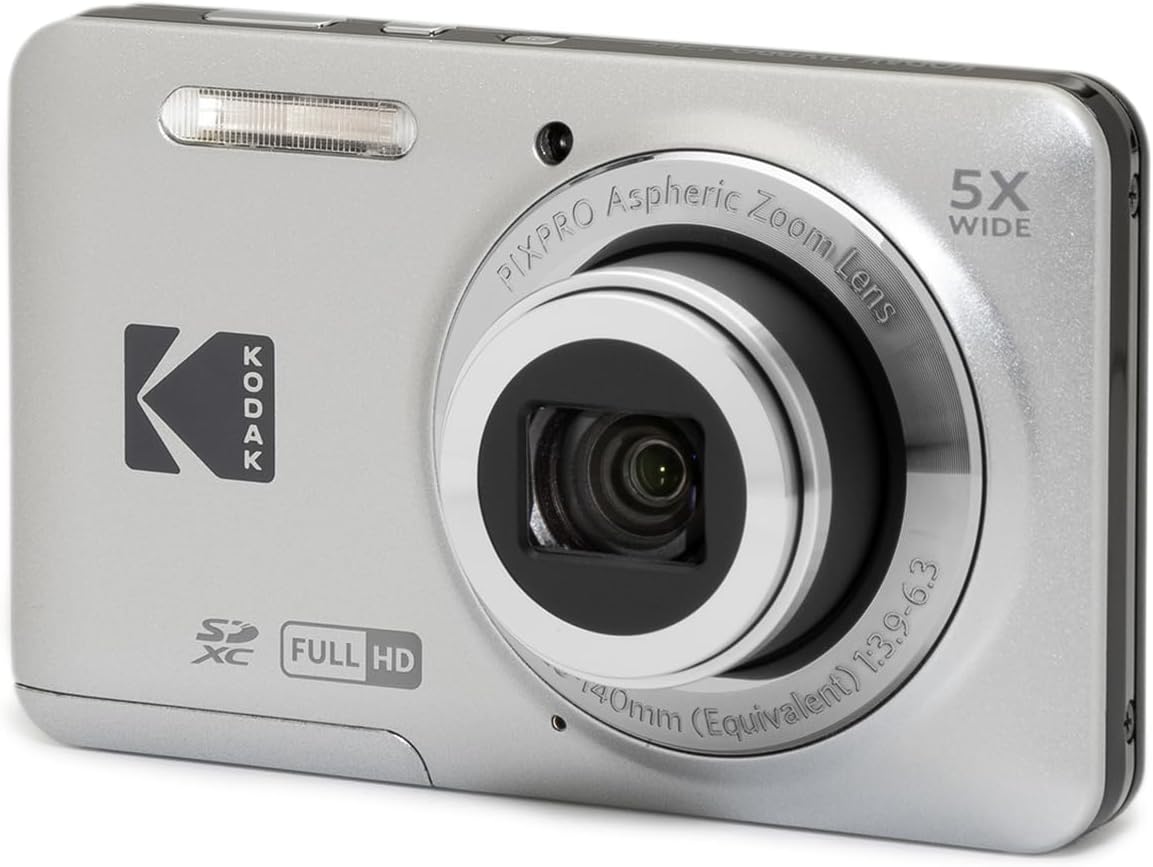 Kodak PIXPRO FZ55-BK 16MP CMOS Sensor Camera 5X Optical Zoom 28mm Wide_3