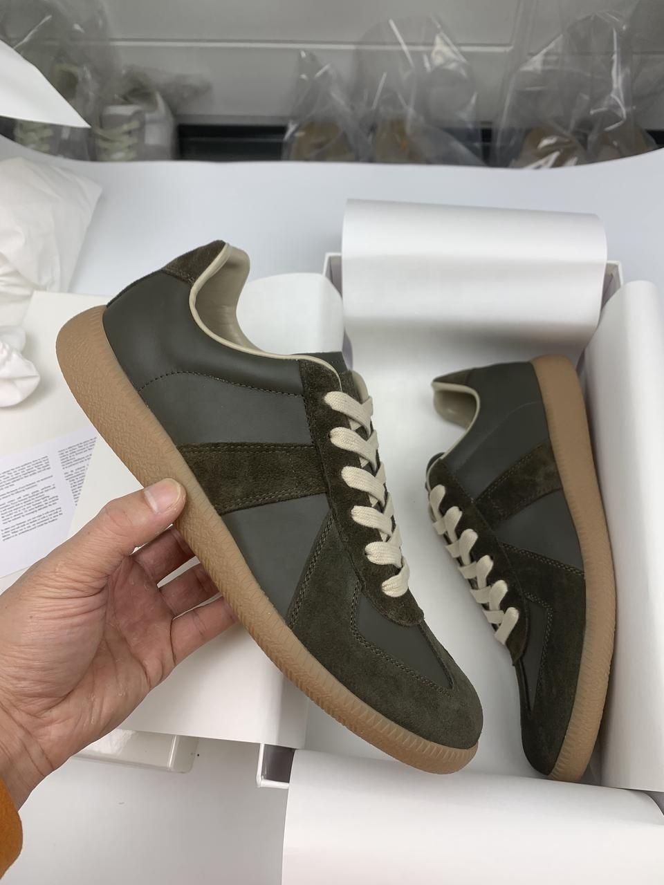 Brand Shoes Designer Quality Genuine Leather Casual Flats for Men Sporty Stylish Lace-up Comfortable Walking Shoes_2